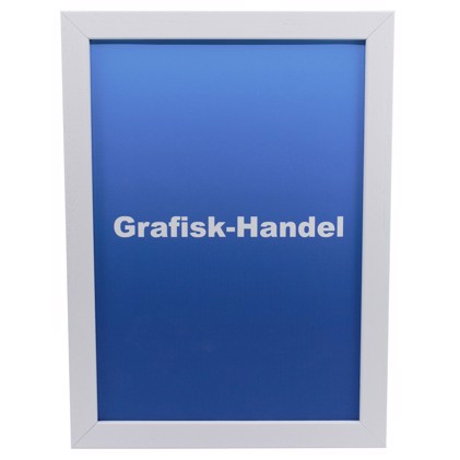 Cornice con vetro antiriflesso per foto, arte e poster - 50 x 70 cm, bianco
