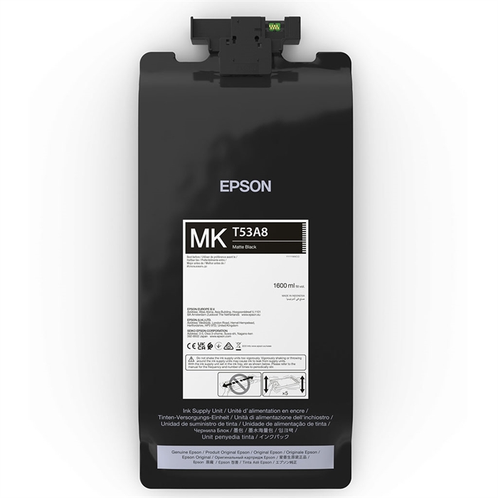 Epson sacchetto d\'inchiostro nero opaco da 1600 ml - T53A8