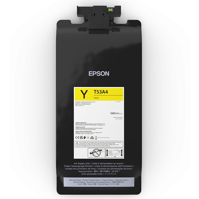 Epson cartuccia di inchiostro giallo 1600 ml - T53A4