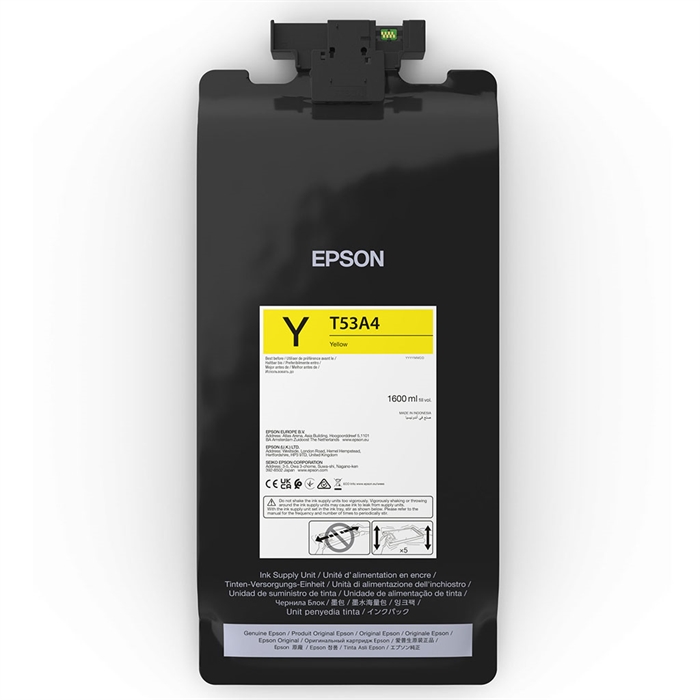 Epson cartuccia di inchiostro Yellow 1600 ml - T53A4