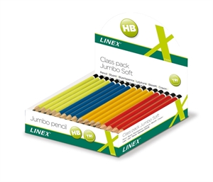 Linex Jumbo Display di matite scolastiche 80 pz. assortite