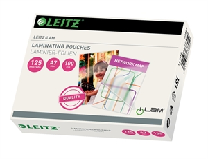 Leitz Fodera per laminazione lucida 125my A7 (100)