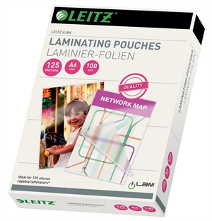 Leitz Laminating Pouch lucido 125my A6 (100)