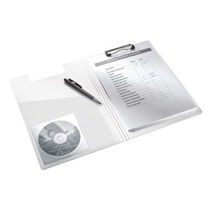 Leitz Clipboard WOW con copertina A4 bianca