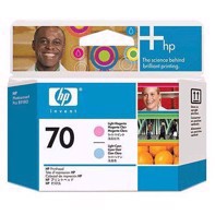 HP 70 - Testine di Light magenta Light e Light Cyan