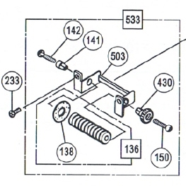 Pacco di ricambi M1000 - 533