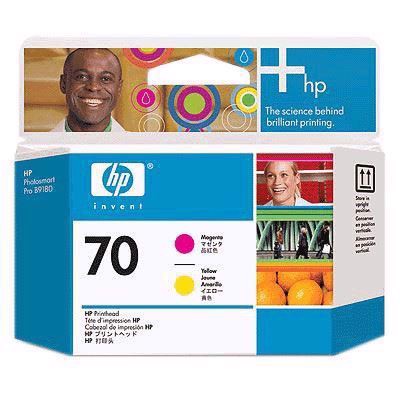 HP 70 - Teste di Light magenta e gialla