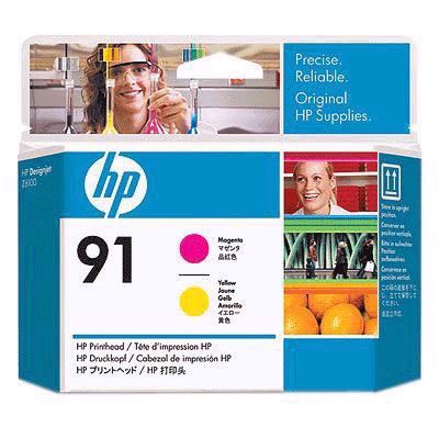 HP 91 - Testine di Light magenta e Yellow