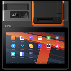 Sunmi T2 Mini - A7.1, stampante da 80mm, 2GB+16GB, NFC, fotocamera da 0,3 MP, Wifi, 4G