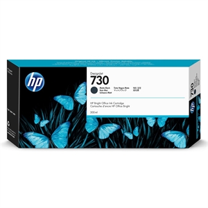 HP 730 cartuccia di inchiostro DesignJet Matt Black 300 ml