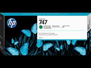 HP 747 cartuccia di inchiostro DesignJet CroMattico Green da 300 ml.