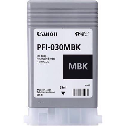 Canon Mattt Black PFI-030MBK - cartuccia di inchiostro da 55 ml.