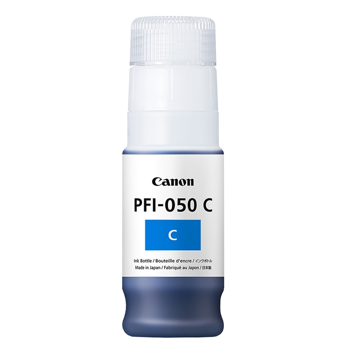 Canon PFI-050 C Cyan, bottiglia di inchiostro da 70 ml