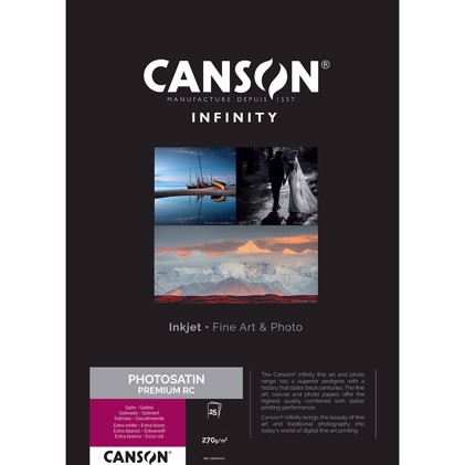 Canson PhotoSatin Premium RC 270g/m² - A3, 25 fogli 
