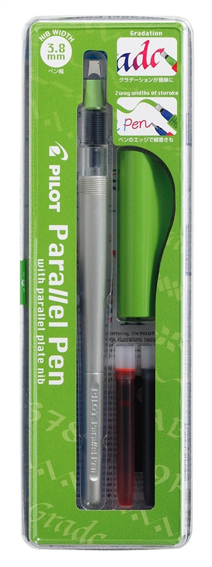 Penna Calligrafica Pilot Parallel Pen 3,8mm set nero