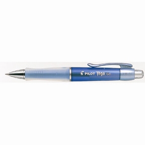 Penna gel Pilot con click Vega 0,7 blu