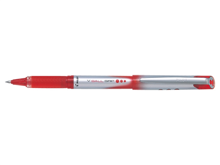 Pilot Ball-liner con cappuccio V-Ball Grip 0,7 rosso