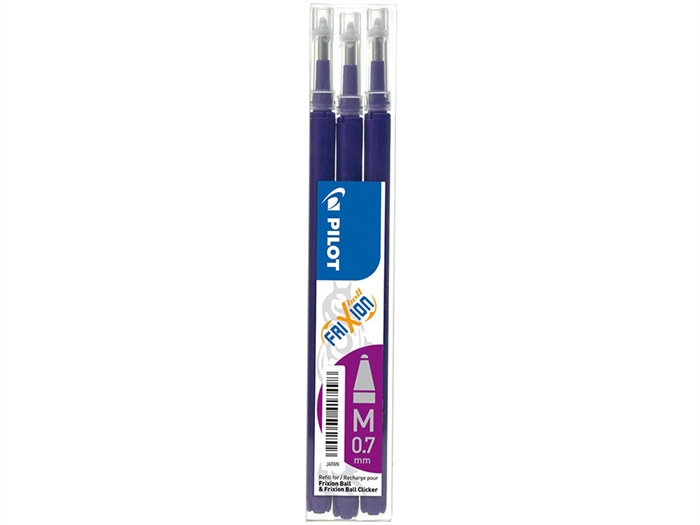 Pilot Frixion Clicker 0,7 ricarica viola (3)