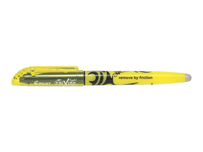 Penna Pilot Frixion Light gialla per sottolineature