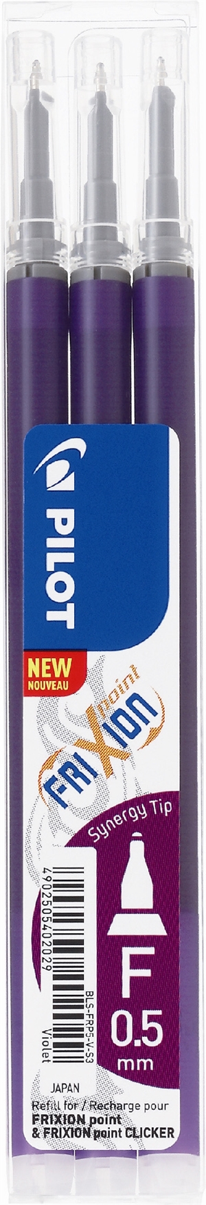 Pilot Frixion Point Clicker 0,5 refill viola (3)