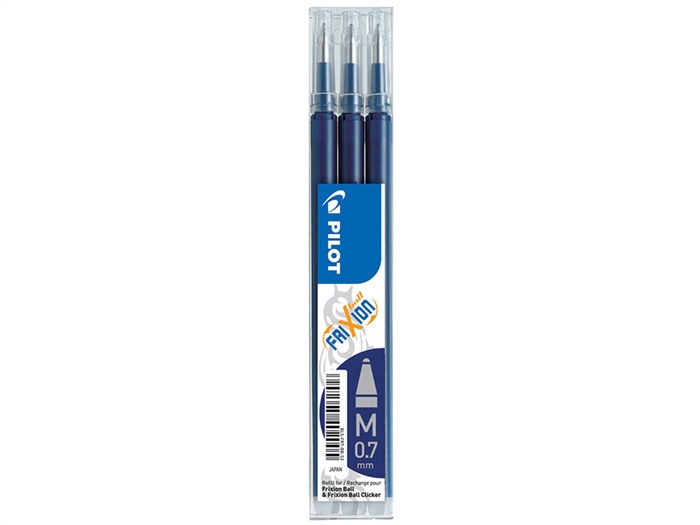 Pilot Frixion Clicker 0,7 ricambio blu-nero (3)