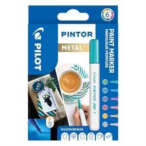 Pilot Marker Pintor Fine Metal Mix 1,0 ass (6)