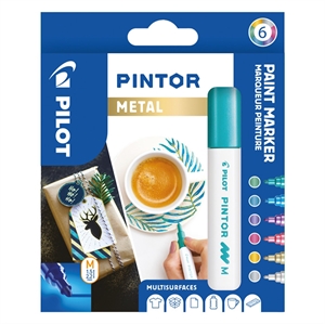 Pilot Marker Pintor Medio Metal Mix 1.4 ass (6)