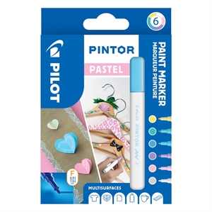 Pilot Marker Pintor Fine Pastel Mix 1,0 ass (6)