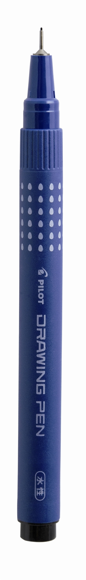 Penna pilota a fibra con cappuccio Drawing Pen 0,1mm nero