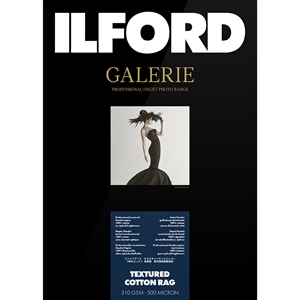 Ilford Textured Cotton Rag for FineArt Album - 330mm x 365mm - 25 fogli 
