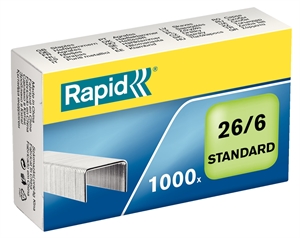 Rapid Graffette 26/6 standard galvanizzate (1000)