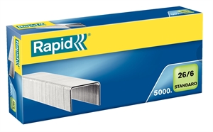 Rapid Graffette 26/6 standard galvanizzate (5000)