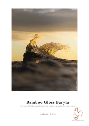 Hahnemühle Bamboo Gloss Baryta 305 g/m² - 17" x 12 metri