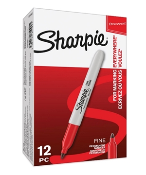 Sharpie Pennarello Fine 1,0mm rosso