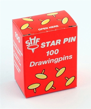 Svenska Graffette AdesivePuntine per disegno Star Pin, acciaio inossidabile (100)