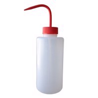 Bottiglia di plastica con tubo per spruzzo da 1 litro con punta rossa
