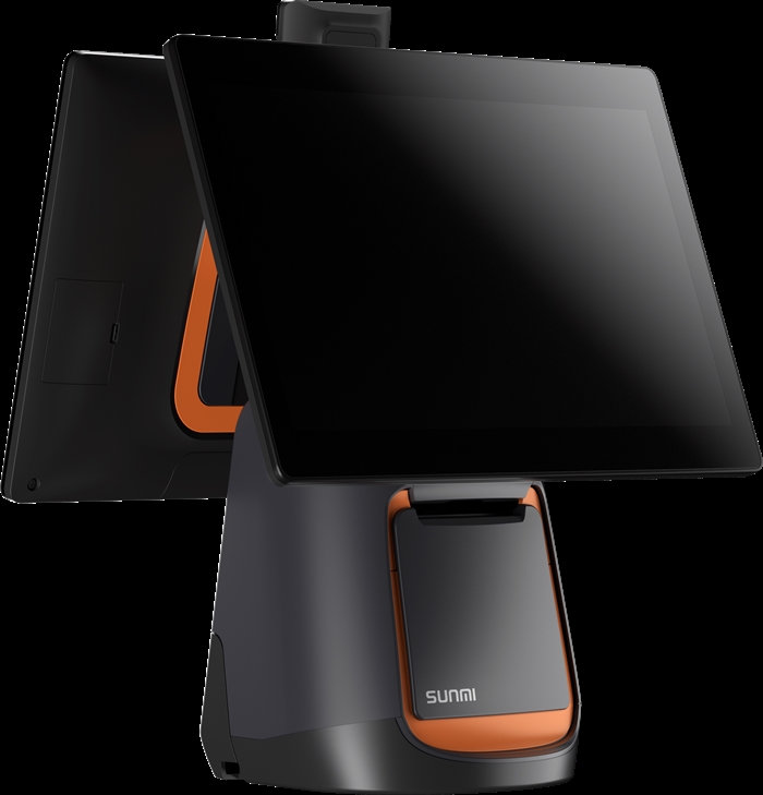 Sunmi T2S - A9, 15,6" + 15,6", 4GB+64GB, Wifi, stampante 80mm