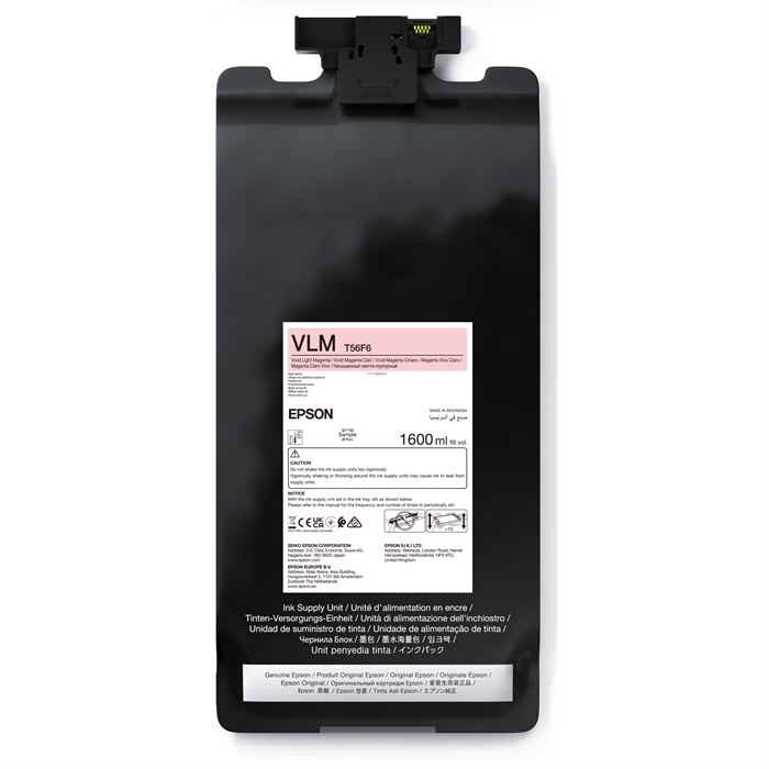 Epson Vivid Light Magenta T56F6 - Sacca di inchiostro da 1600 ml