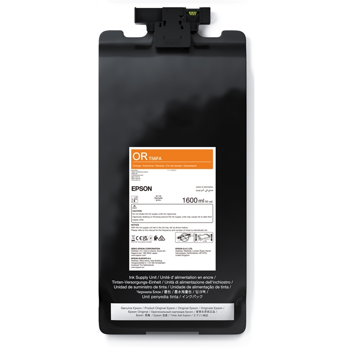 Epson Orange T56FA - Sacca di inchiostro da 1600 ml
