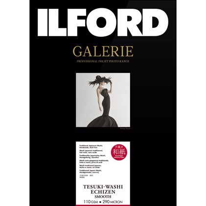 Ilford GALERIE Tesuki-Washi Echizen Smooth 110 - 10 x 15 (102 mm x 152 mm), 50 fogli 