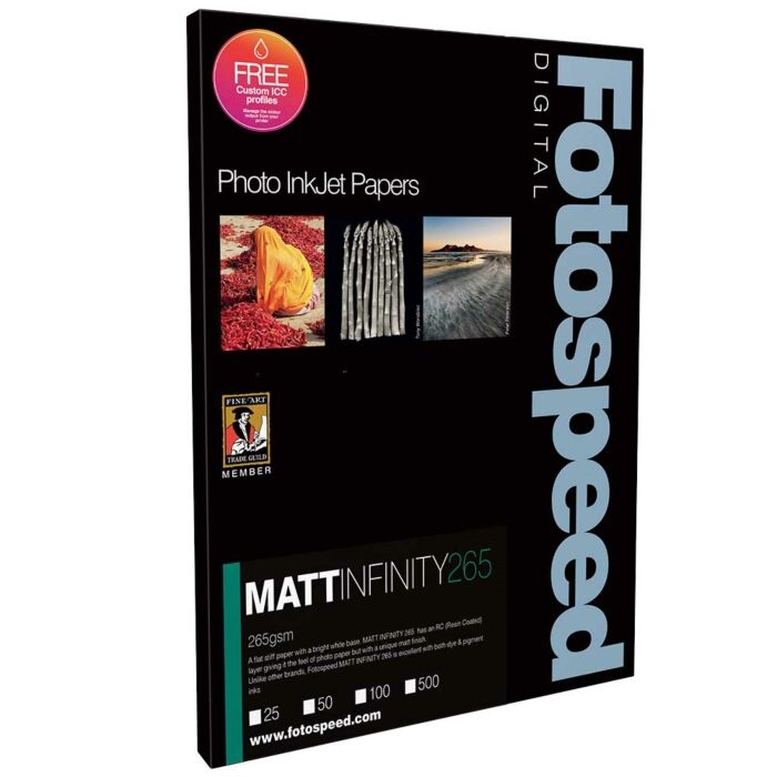 Fotospeed Matt Infinity 265 g/m² - A2, 25 fogli