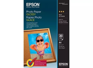 Carta Fotografica Lucida Epson 200 g/m² - A4 - 20 fogli