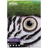 Epson Fine Art Cotton Textured Natural 300 g/m2 - A3+ 25 fogli 