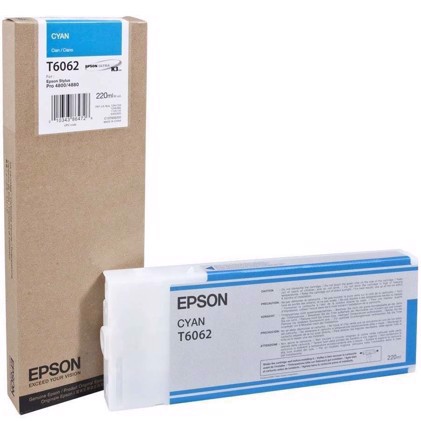 Epson Cyan 220 ml cartuccia d\'inchiostro T6062 - Epson Pro 4800/4880