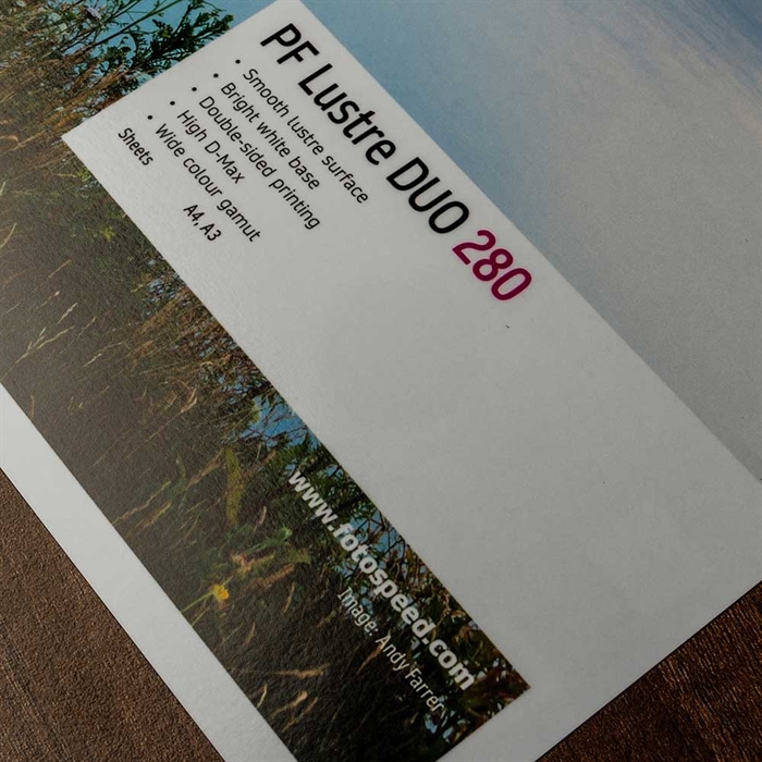 Fotospeed PF Lustre DUO 280 g/m² - A3, 50 fogli