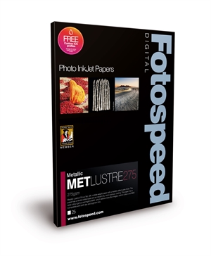 Fotospeed Metallic Lustre 275 g/m² - A2, 25 fogli 