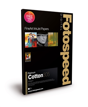 Fotospeed Platinum Cotton 305 g/m² - A2, 25 fogli