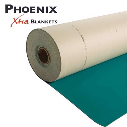 Phoenix Tourmaline CARAT è un telo in gomma per Komori Lithron 28.